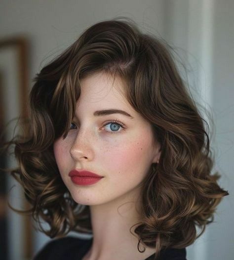 مدل مو زیر شال برای صورت گرد