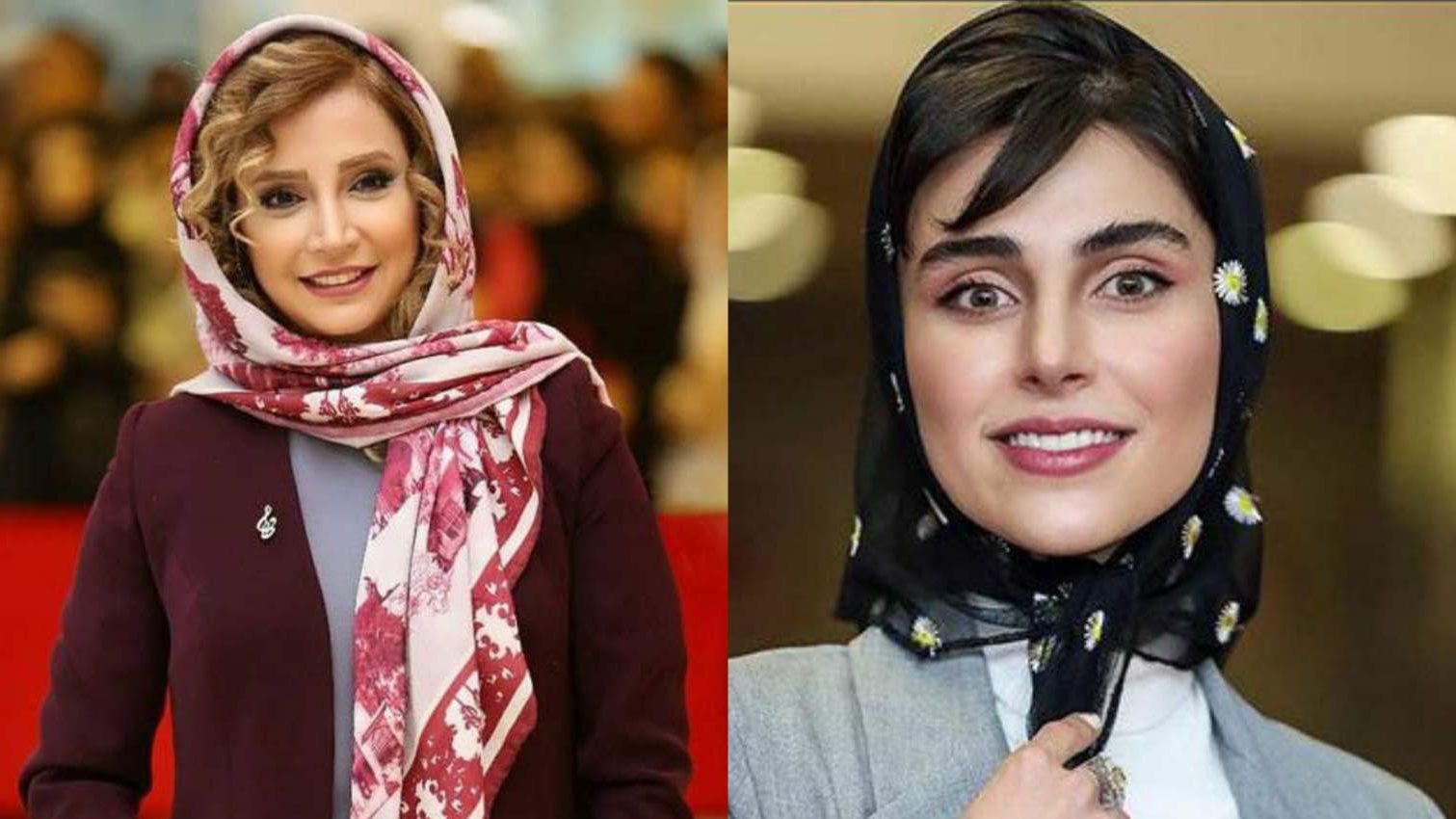 مدل مو زیر شال برای صورت گرد