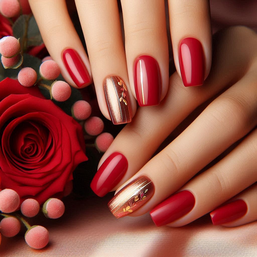 Valentine's red lacquer