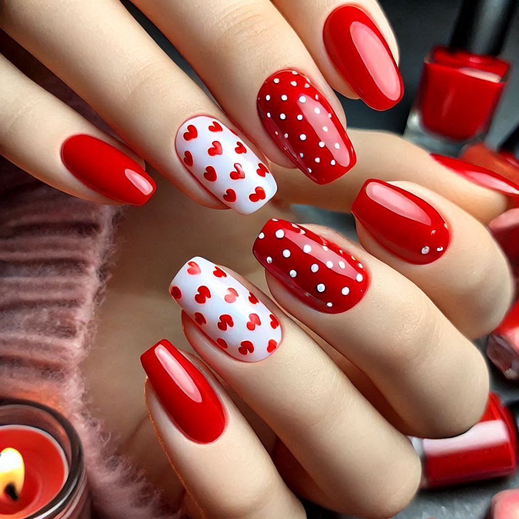 Valentine's red lacquer