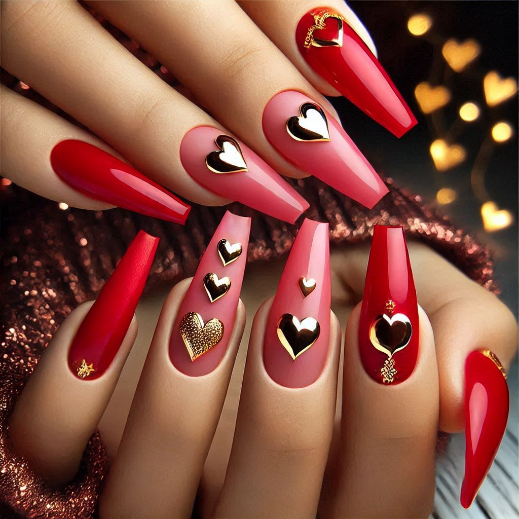 Heart red lacquer