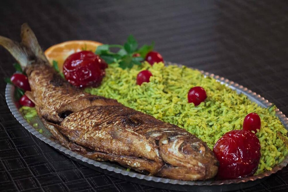 سبزی پلو با ماهی