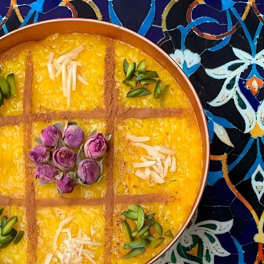 تزیین شله زرد مجلسی تزیین شله زرد مجلسی جدید تزیین روی دیگچه تزیین شله زرد شیک تزیین شله زرد ساده و شیک تزيين شله زرد مجلسي