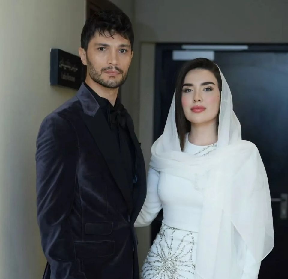 زهرا سامی و همسرش