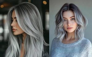 مدل مو یخی دودی و پلاتینیومی برای عید