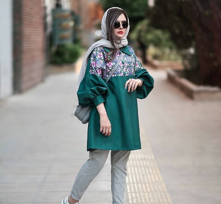 مدل مانتو بهاری جلو بسته