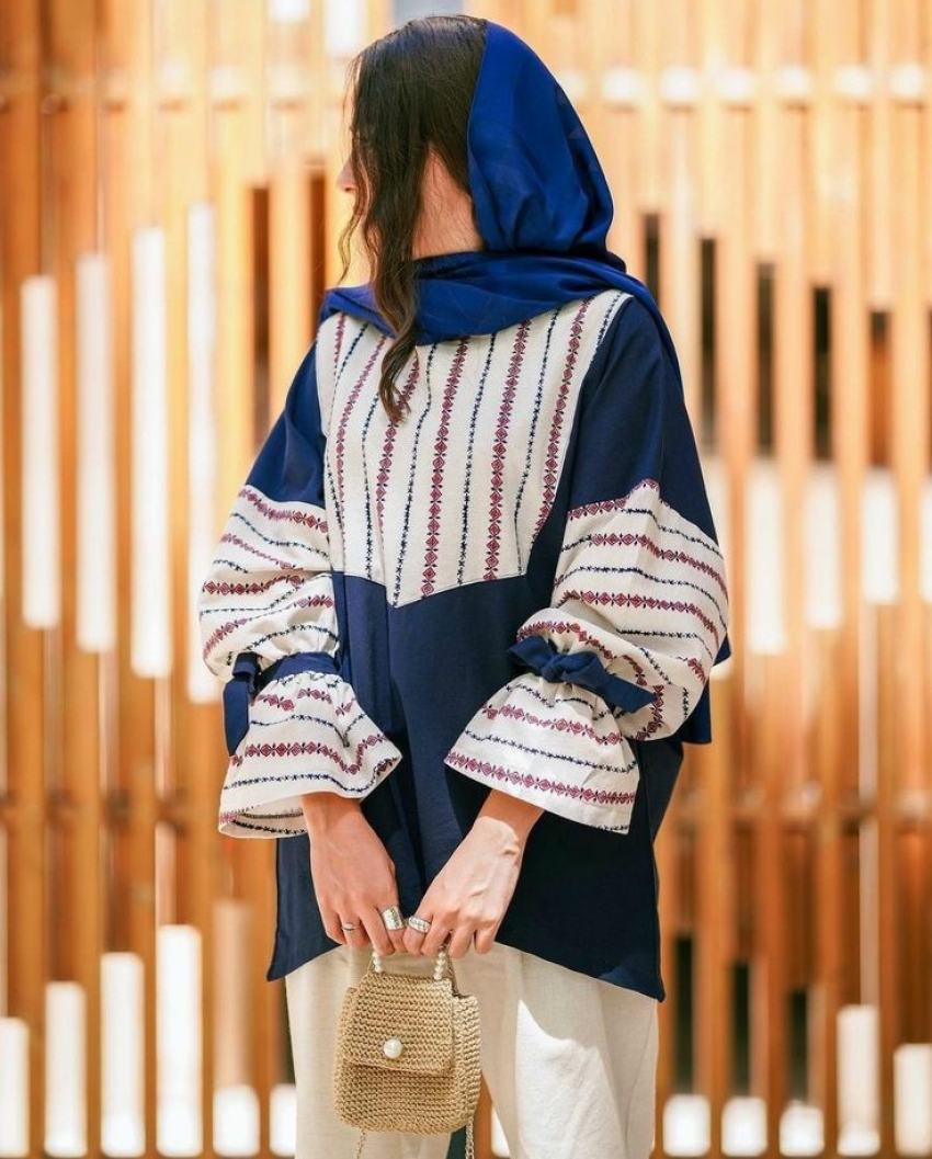 مدل مانتو بهاری جلو بسته