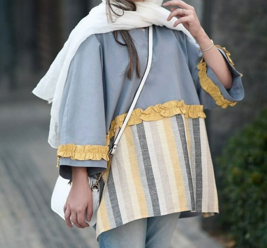 مانتو بهاره کوتاه 
استایل بهاری اسپرت