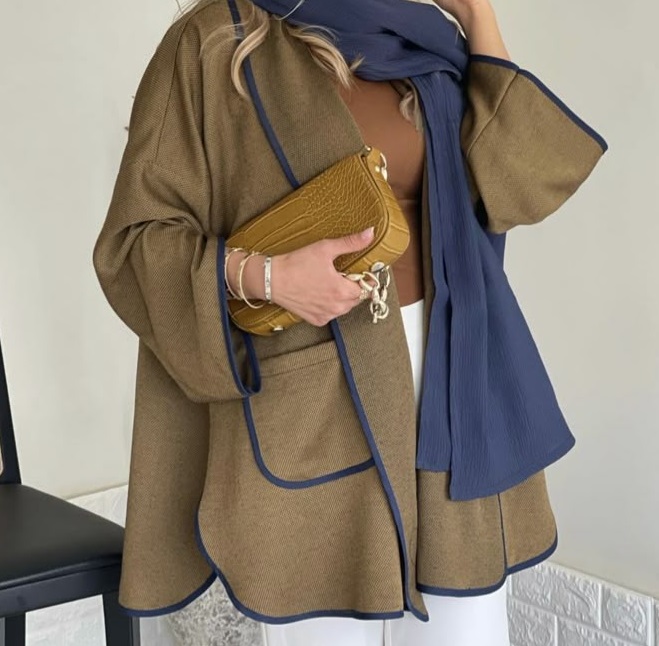 مانتو بهاره کوتاه 
استایل بهاری اسپرت