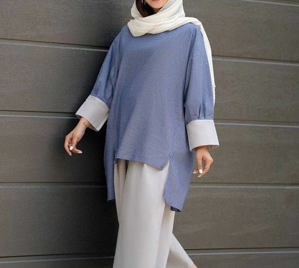 مدل مانتو بهاری جلو بسته