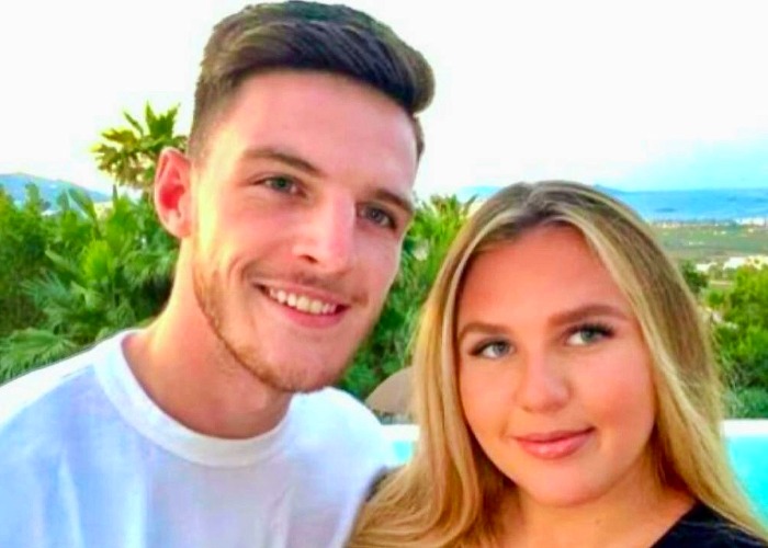 دکلان رایس و همسرش