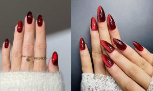 لاک قرمز چشم گربه ای