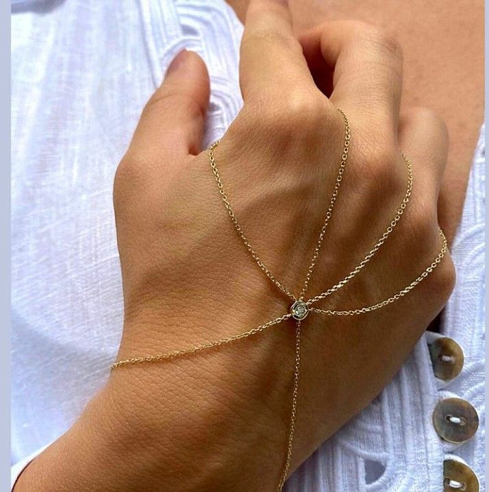دستبند انگشتری مینیمال ساده و سبک