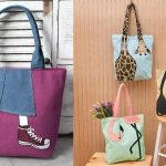 کیف پارچه ای دخترانه فانتزی دوشی بزرگ