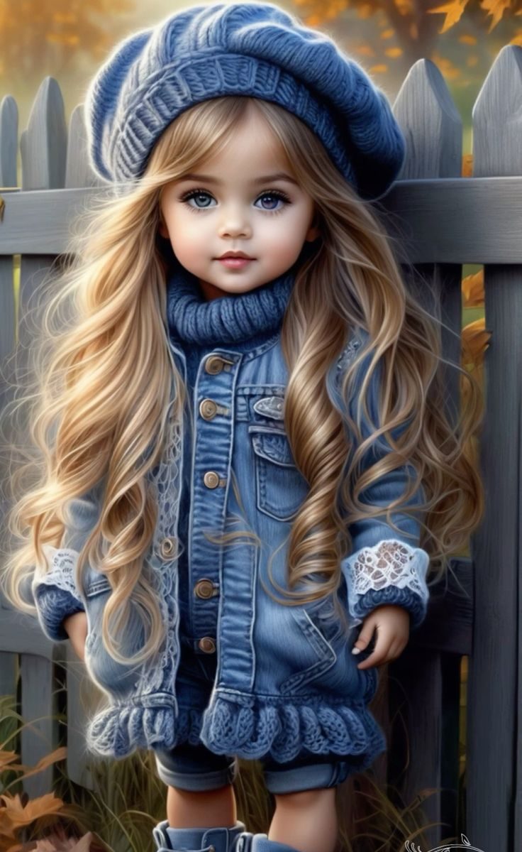 عکس دختربچه کارتونی  برای پروفایل و والپیپر