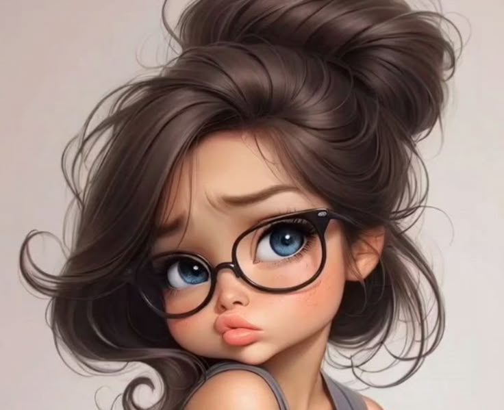 عکس دختربچه کارتونی  برای پروفایل و والپیپر