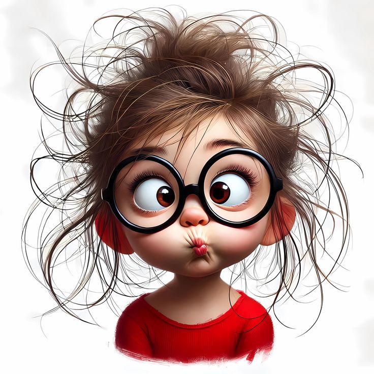 عکس دختربچه کارتونی  برای پروفایل و والپیپر