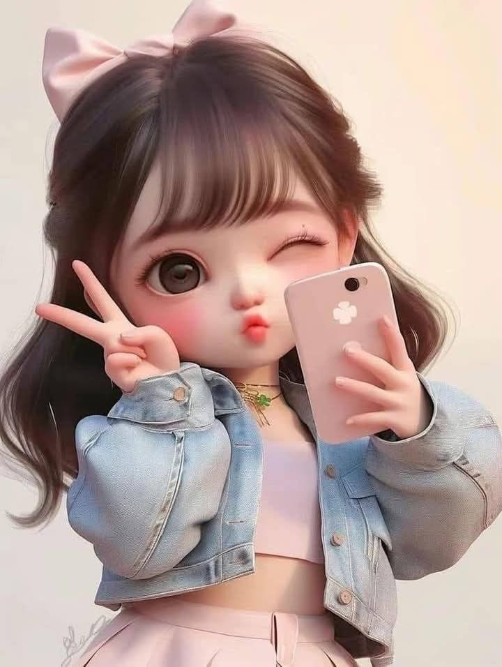 عکس دختربچه کارتونی  برای پروفایل و والپیپر