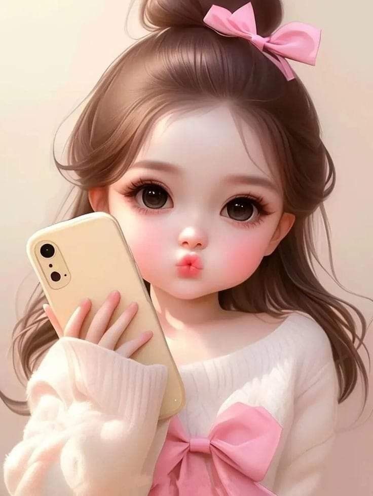 عکس دختربچه کارتونی  برای پروفایل و والپیپر