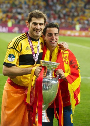 قهرمانی ژاوی در یورو