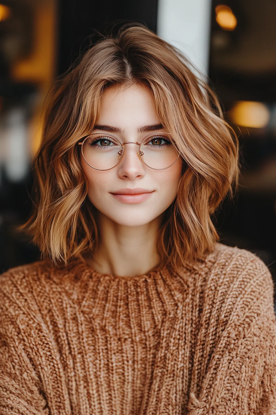 مدل کوتاهی برای خانم‌های عینکی