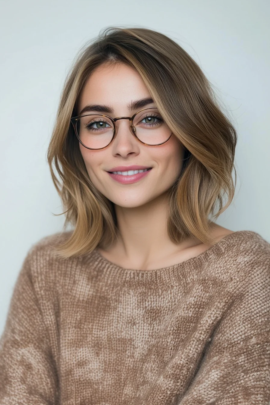 مدل کوتاهی برای خانم‌های عینکی