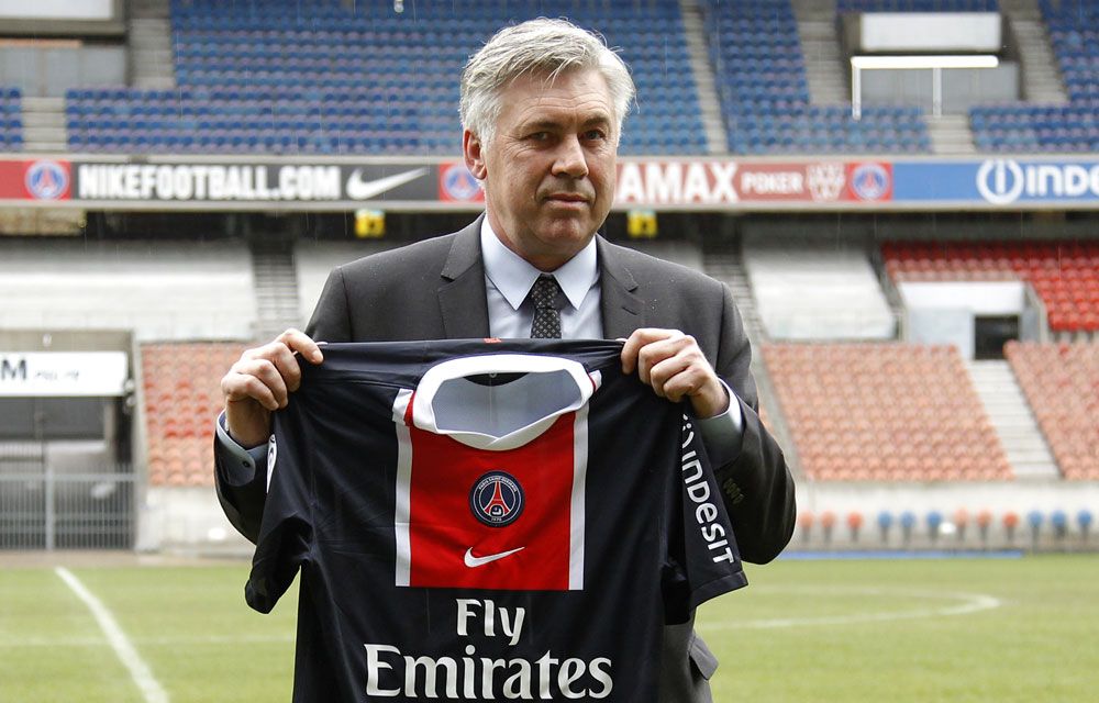 کارلو آنچلوتی در پاریسن ژرمن