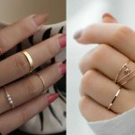 انگشترهای ساده و ظریف مینیمال