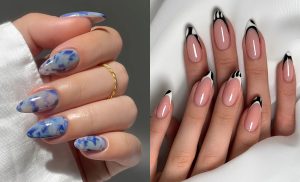 لاک ناخن‌های بادامی