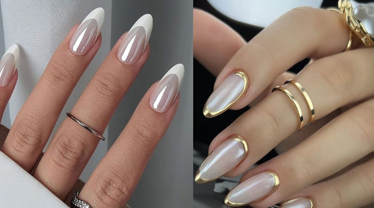 لاک ژل آیس سفید جدید با ۴۰ مدل دیزاین خاص و ترند