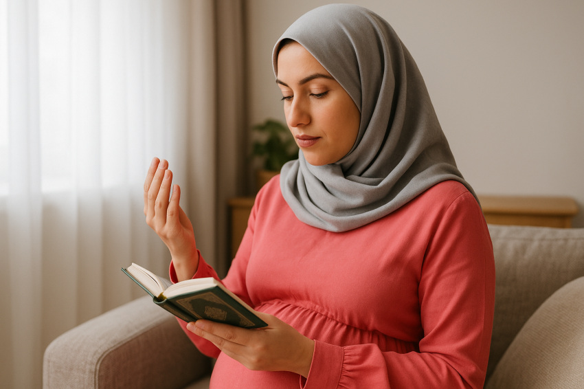 دعای عهد برای زن باردار