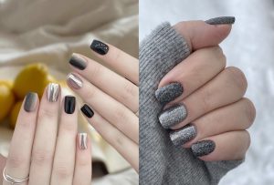 لاک ناخن ژل آیس نقره‌ای