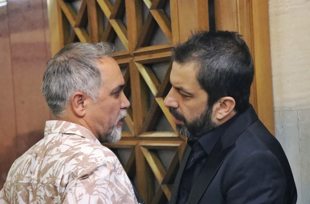 بازیگرانی در مراسم ختم پدر عباس جمشیدی فر 