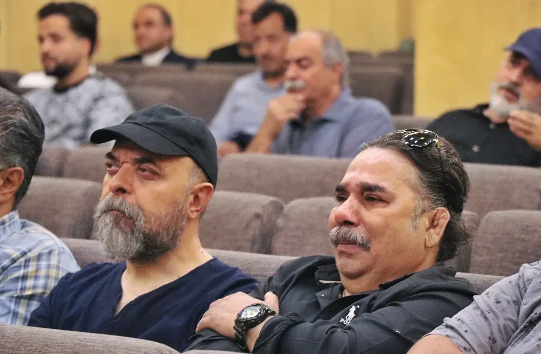 بازیگرانی در مراسم ختم پدر عباس جمشیدی فر 