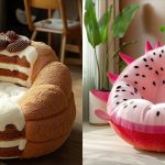 مبل شنی با طراحی خوراکی‌ها