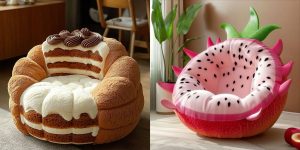 مبل شنی با طراحی خوراکی‌ها
