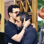 هوتن شکیبا در مراسم ختم پدر عباس جمشیدی پور