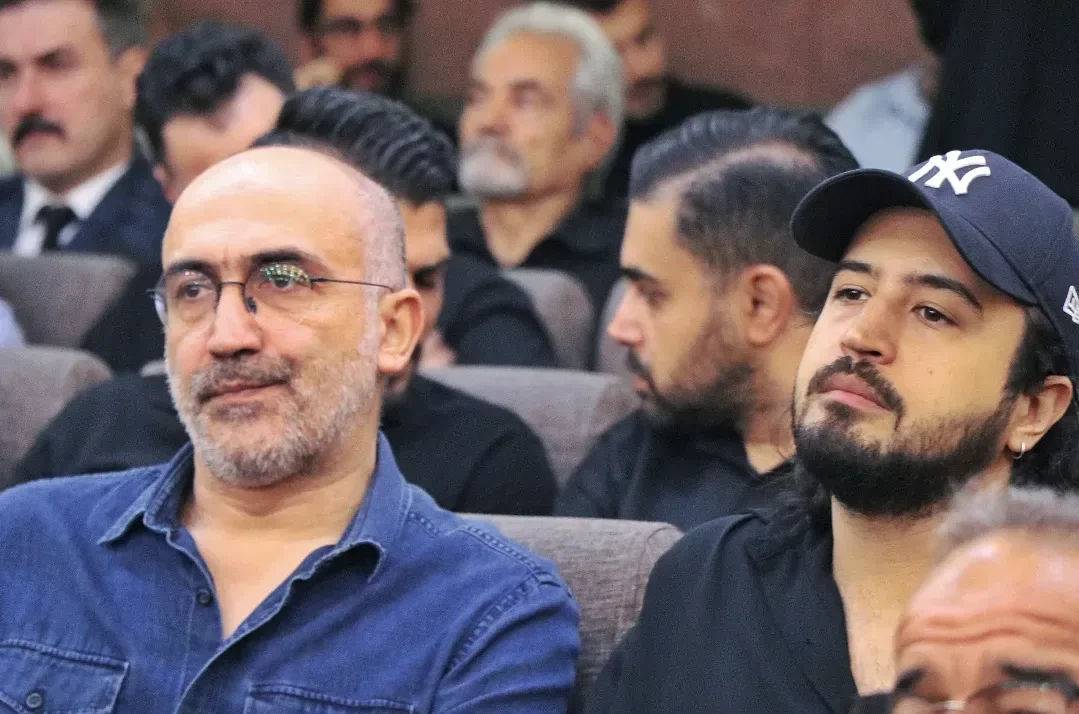 بازیگرانی در مراسم ختم پدر عباس جمشیدی فر 