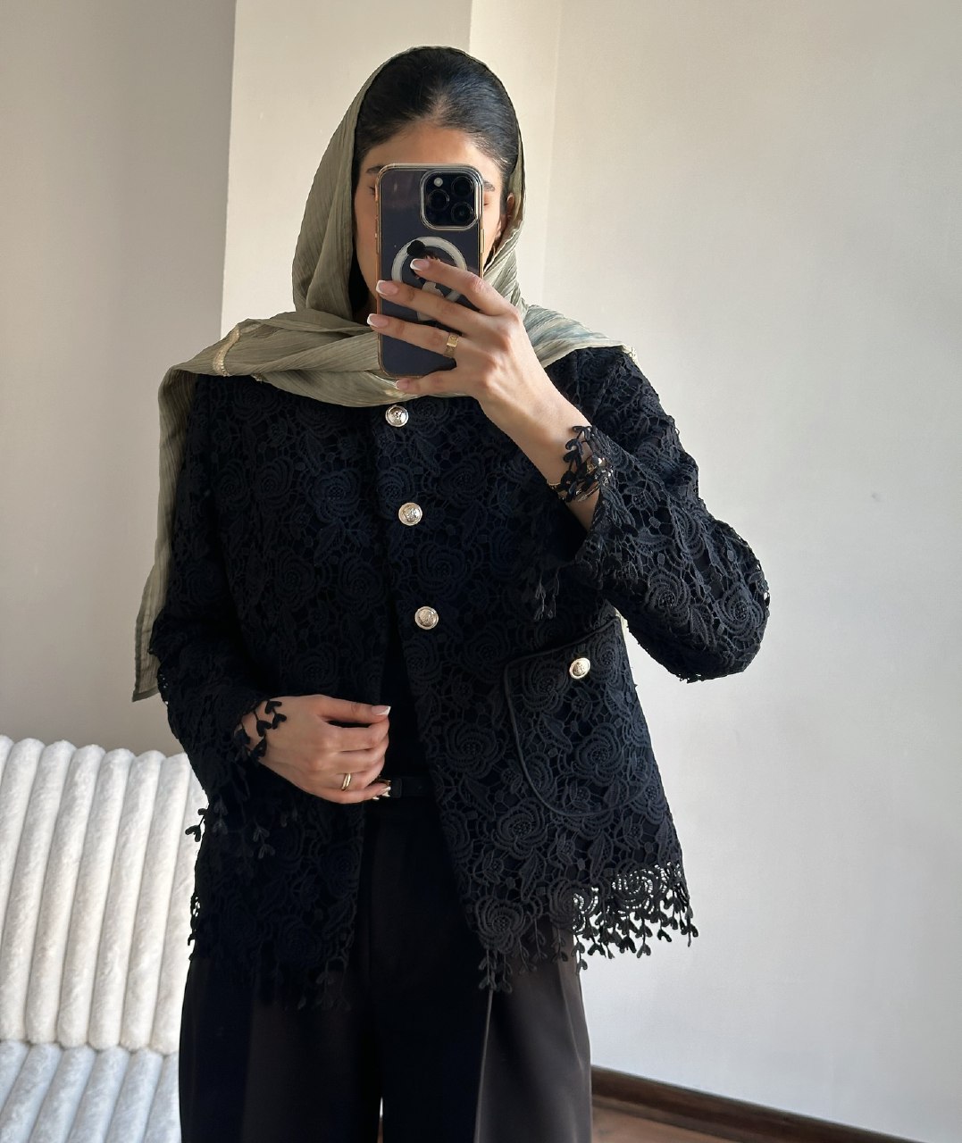 مانتو کتی کوتاه مشکی
