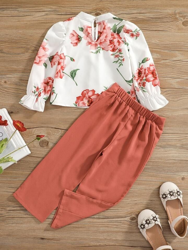 لباس بهاره بچه گانه و بلوز شلوار راحتی دخترانه