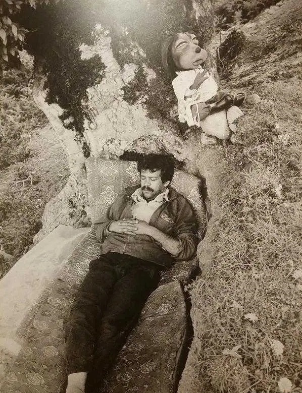 حسن پورشیرازی در خونه مادربزرگه