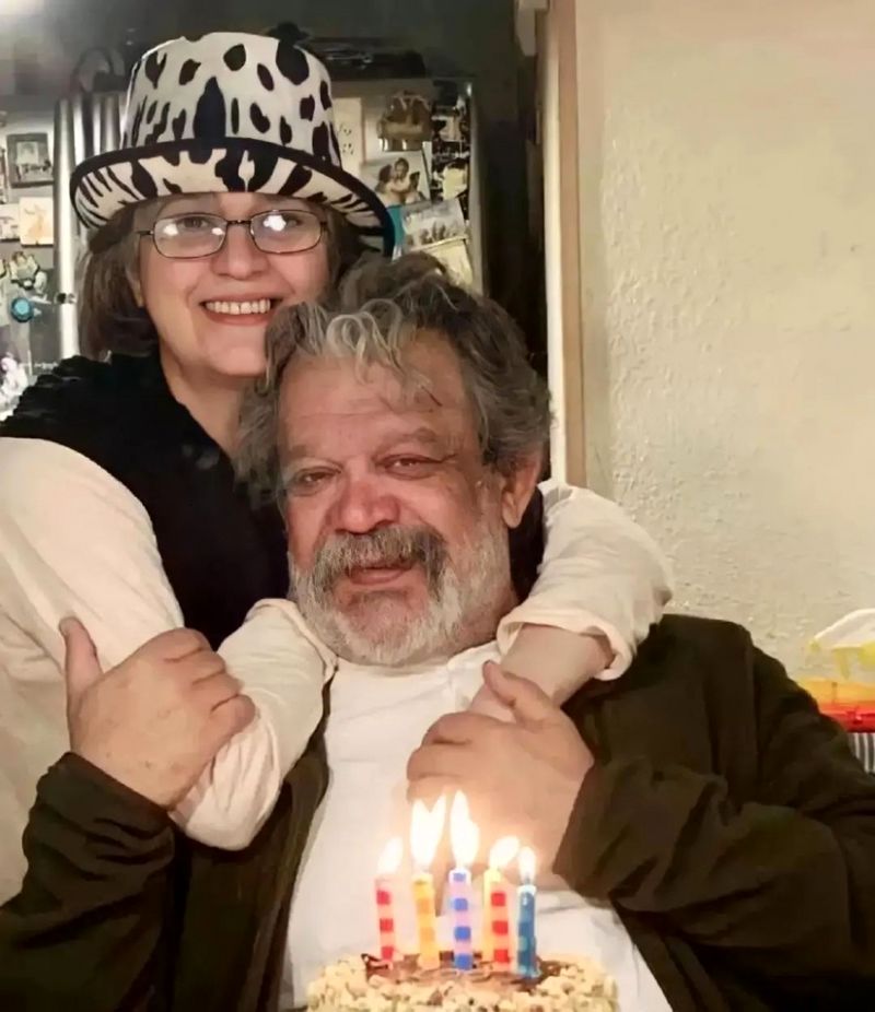 حسن پورشیرازی و همسرش