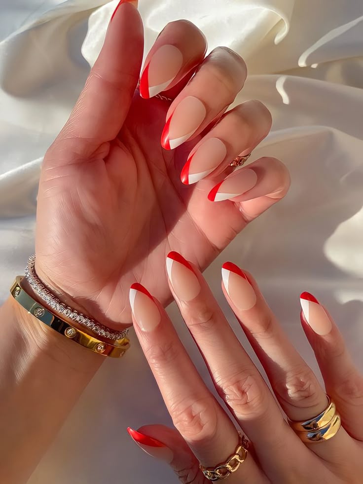 لاک ناخن فرنچ و آمبره