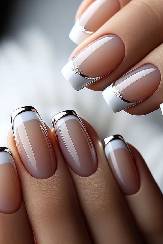 لاک ناخن فرنچ و آمبره