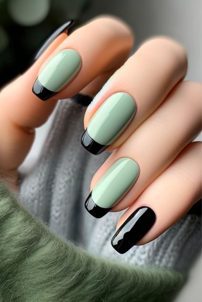 لاک ناخن فرنچ و آمبره