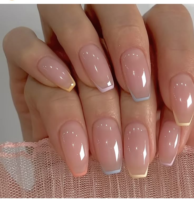 لاک ناخن فرنچ و آمبره