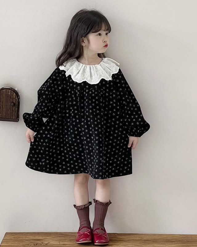 مدل لباسدخترانه و بچه گانه محرمی مشکی 