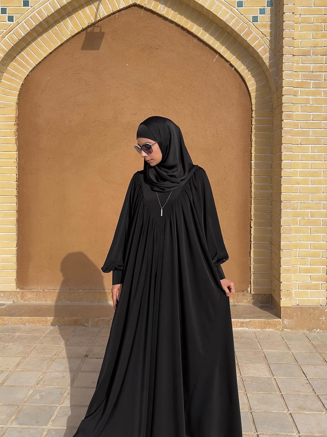 مانتو عبایی مشکی جدید