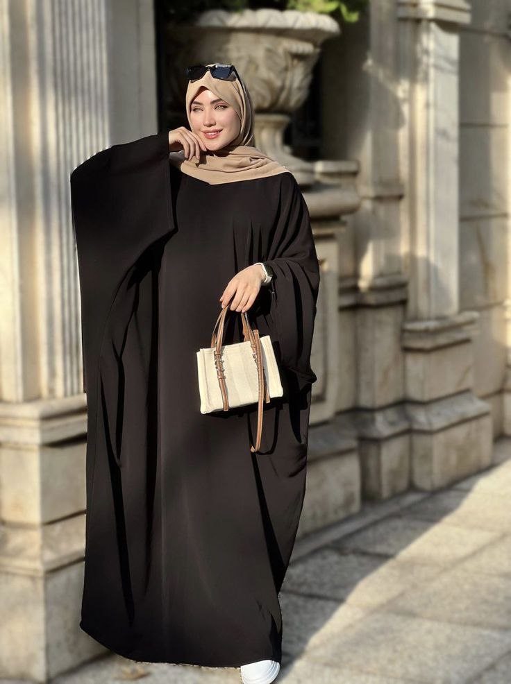 مانتو عبایی مشکی جدید