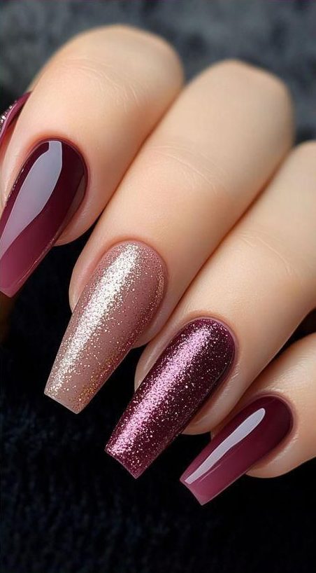 لاک ژل دیسکو آیس قرمز و مشکی و رنگهای ترند